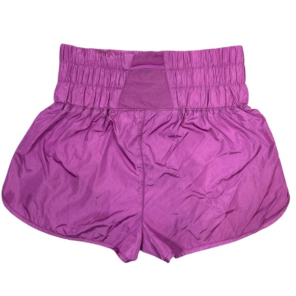 Free People FP Movement Way Home Shorts Large Violet Pink Athletic Lined Briefs - Picture 2 of 10